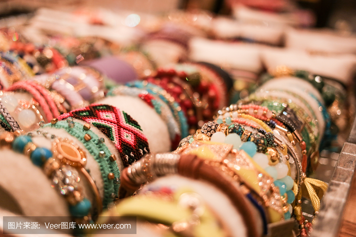 Collection of women's bracelets